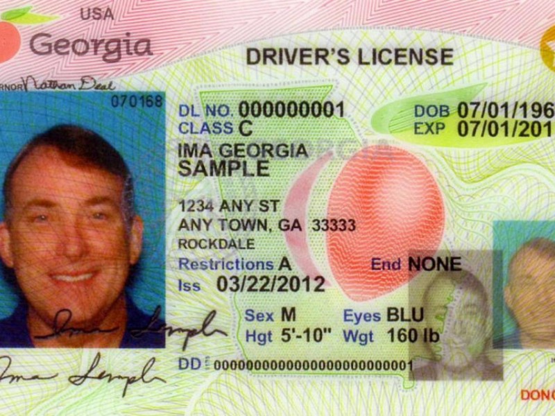 license change georgia